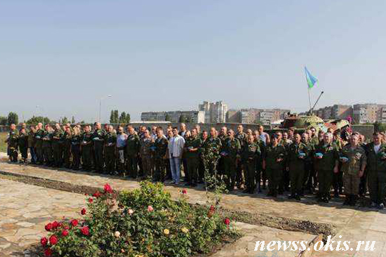 мемориал воинам - десантникам обороны Луганска